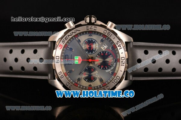 Tag Heuer Formula 1 Miyota OS20 Quartz Steel Case with Grey Dial and Silver Stick Markers - Click Image to Close